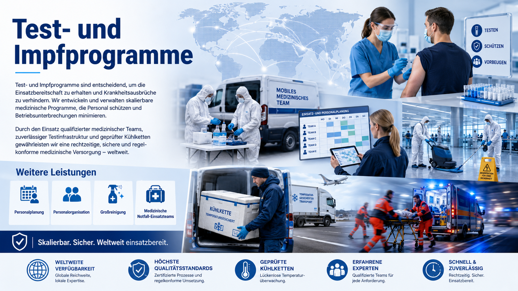 Test- und Impfprogramme